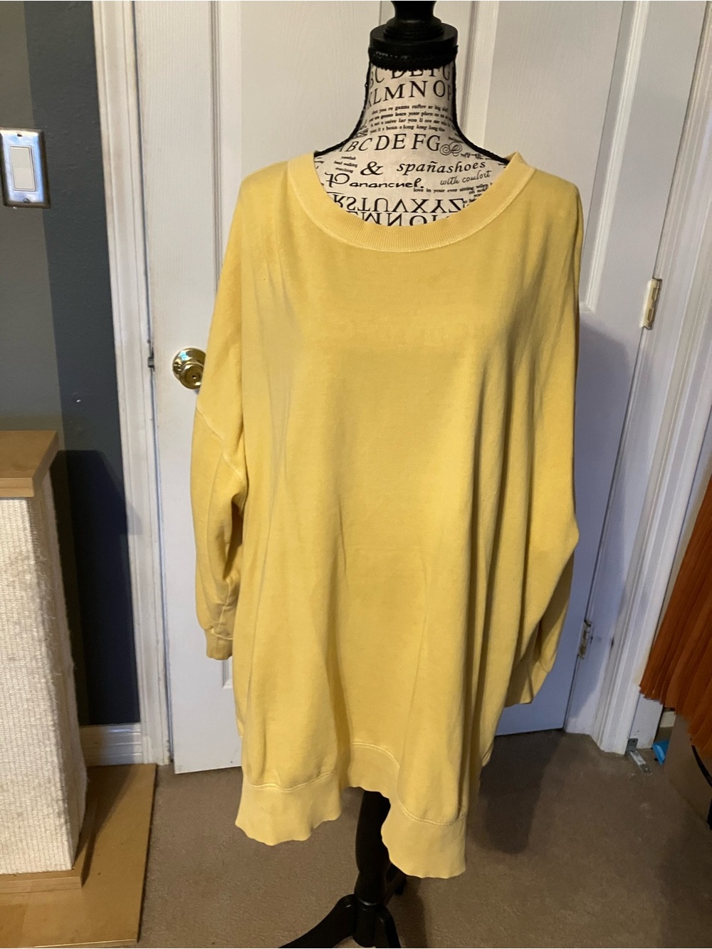 Old Navy Lemon Yellow Pullover Sweatshirt